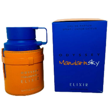 Armaf Odyssey Mandarin Sky Elixir Eau de Parfum for Men – Long Lasting Luxury Fragrance – Bold Citrus, Amber & Wood Notes – Sophisticated Scent – 100ml (3.4 oz)